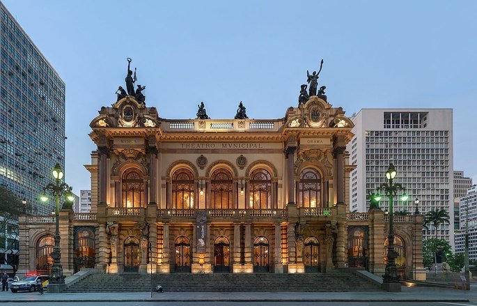 El Teatro Municipal de São Paulo fue escenario de la Semana de Arte Moderno