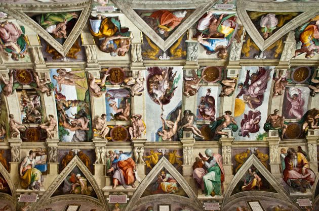 El techo de la Capilla Sixtina
