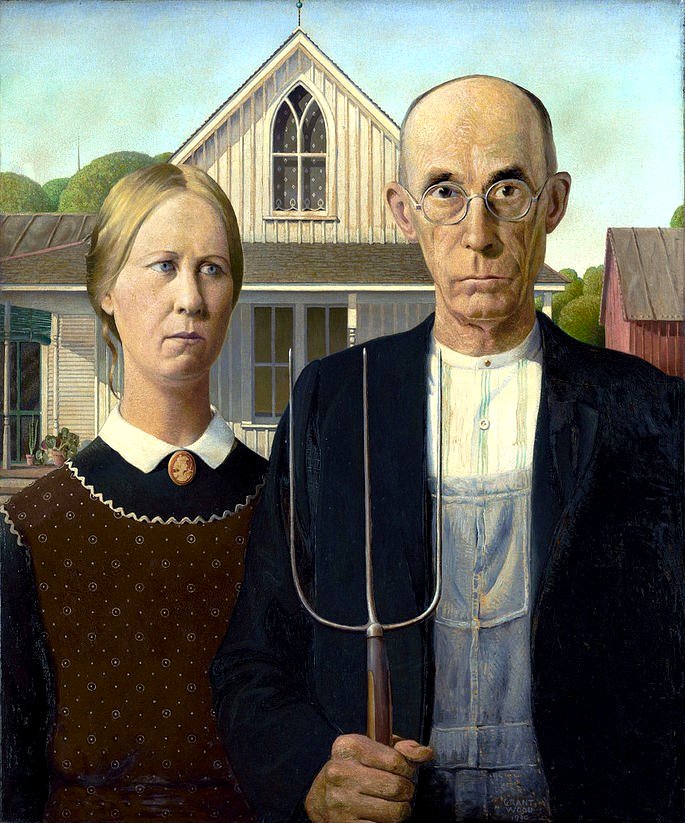 Gótico americano de Grant Wood