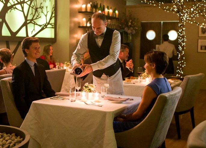 una cena romantica