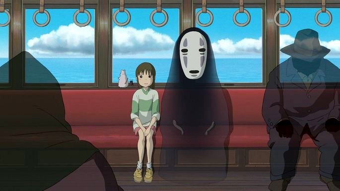 Escena de la película El viaje de Chihiro
