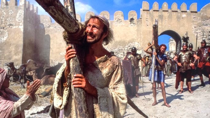 Una escena de la película La vida de Brian.