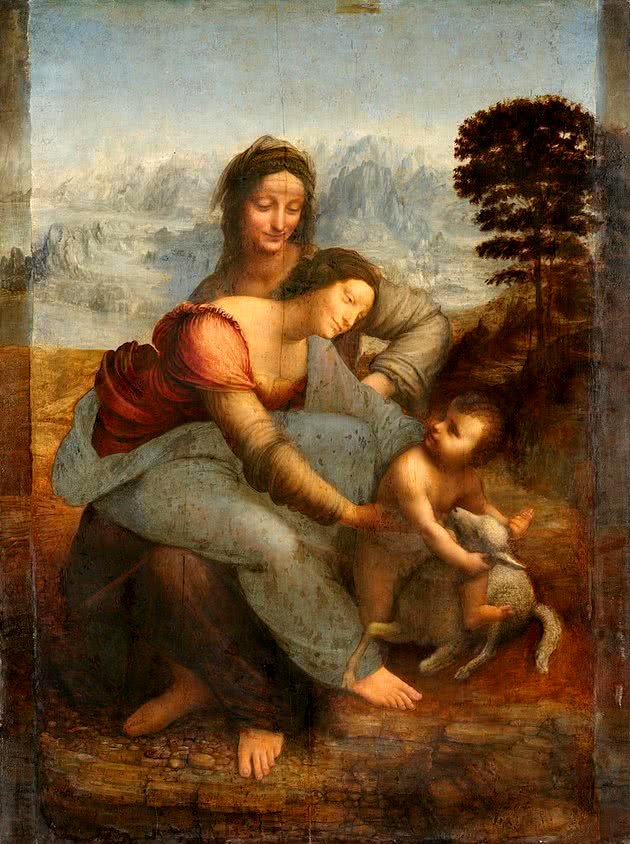 La Virgen y el Niño con Santa Ana
