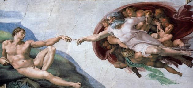 la creación de Adán