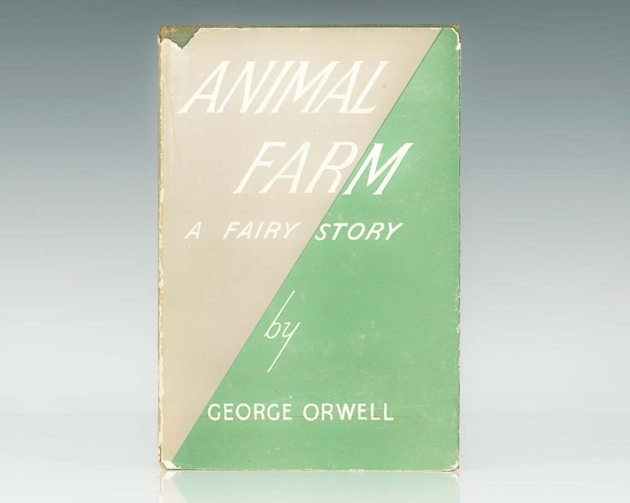 La primera edición de Animal Farm.