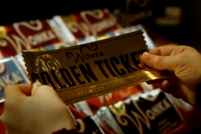 Entrada a la asombrosa fábrica de chocolate