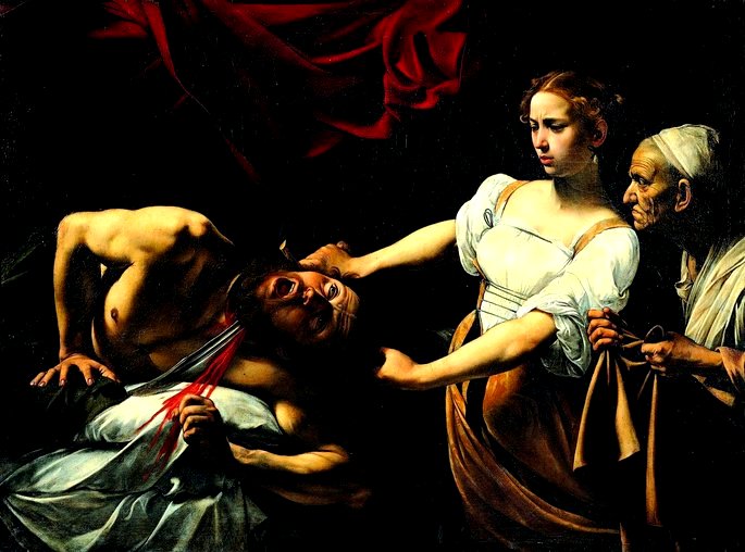 Pintura Judit y Holofernes.