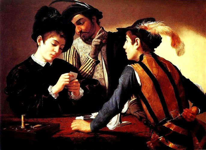Impresión en lienzo de Los ladrones.