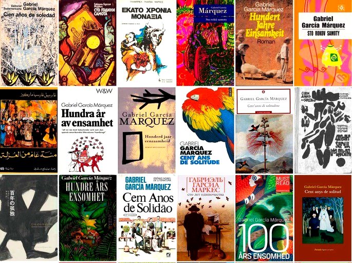 Cubre cien años de soledad