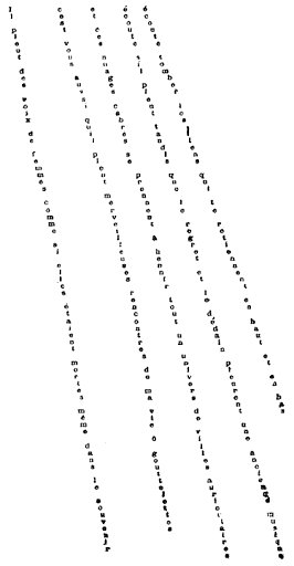 Está lloviendo, de Guillaume Apollinaire