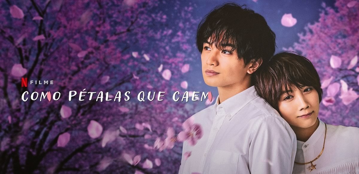 Como el póster de la película Falling Petals