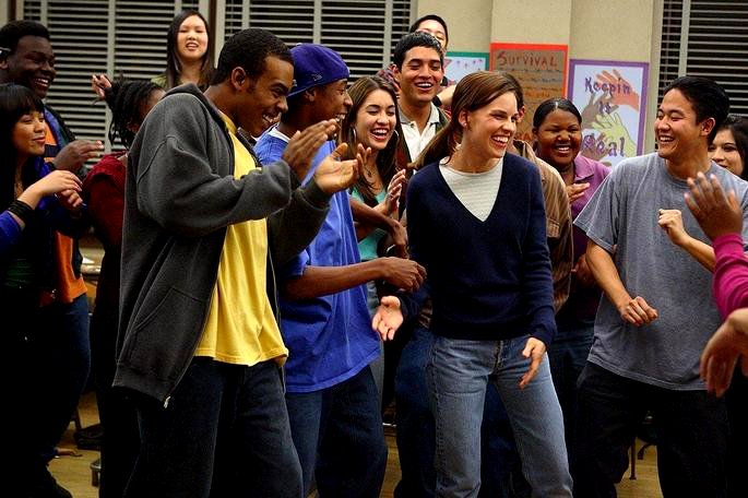 Una escena de la película Freedom Writers