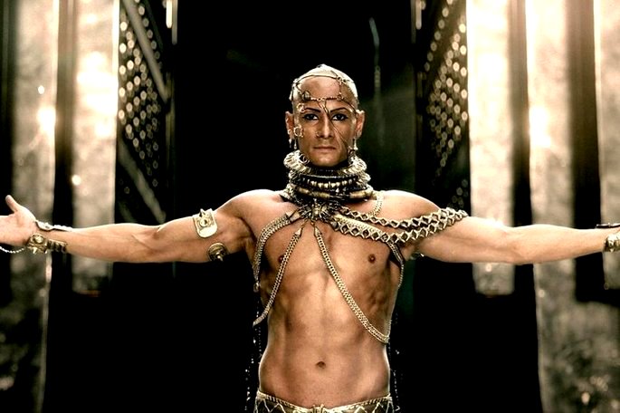 Escena de la película 300