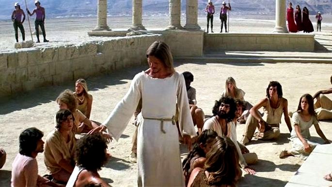 Una escena de la película Jesucristo superestrella