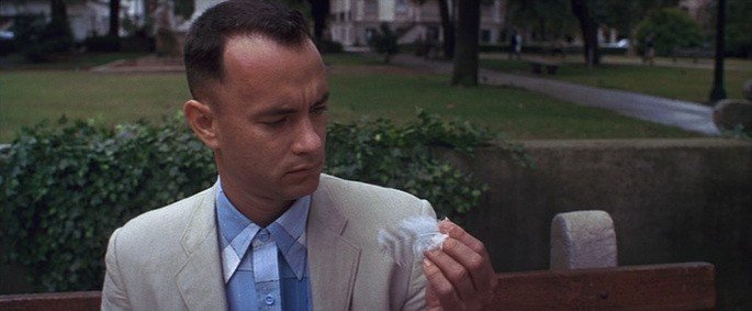 pluma de Forrest Gump