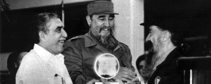 Gabriel García Márquez y Fidel Castro