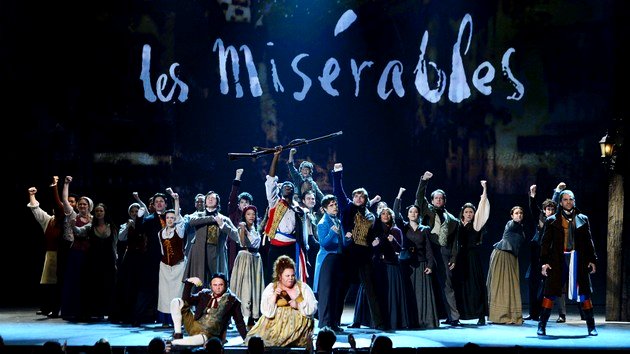 Obra Los Miserables, puesta en escena en Nueva York.