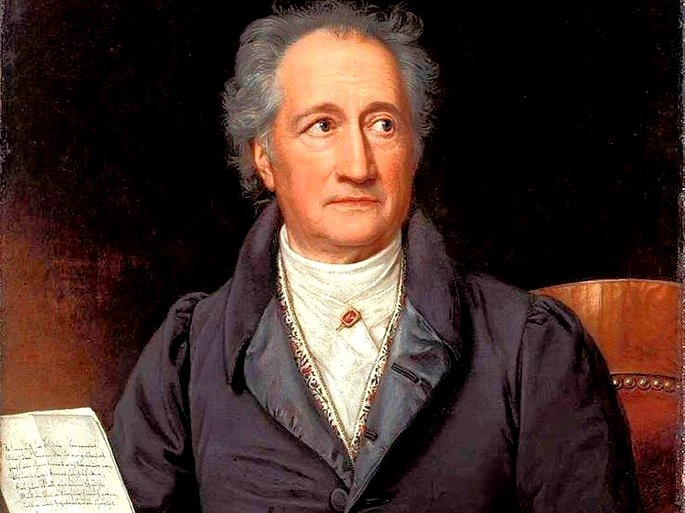 Retrato libre de Wolfgang von Goethe,