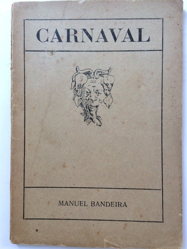 Portada de la primera edición del libro Carnaval (1919) que recoge los versos de Os sapos.