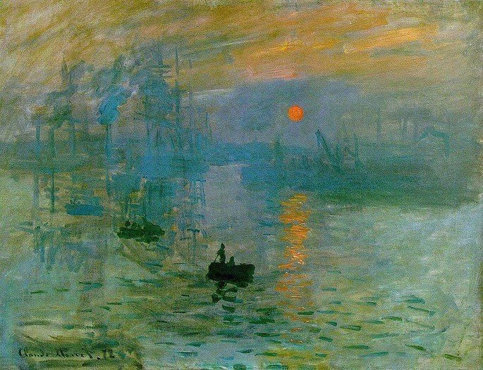 imprimir amanecer Monet