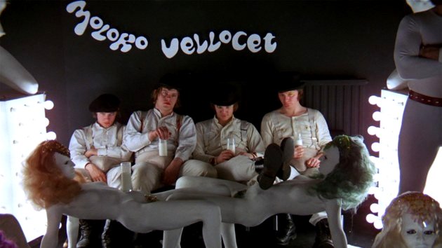 La escena inicial de la película, en el bar.