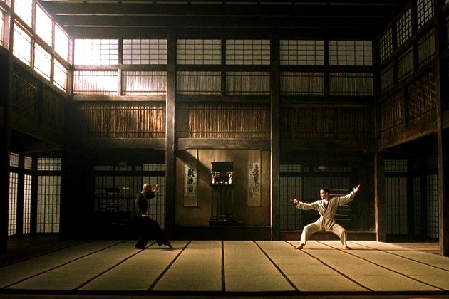 La pelea entre Morfeo y Neo.