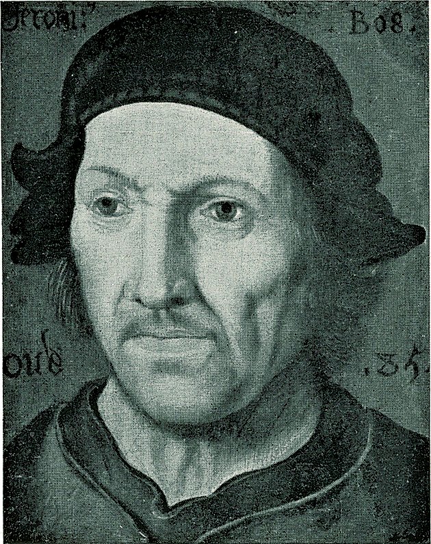 Retrato de El Bosco.