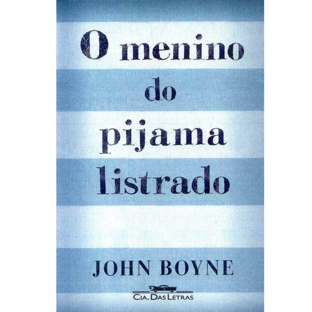 Portada de la edición brasileña de El niño del pijama de rayas.
