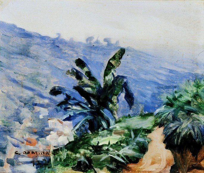 paisaje con plataneros de Candido Portinari