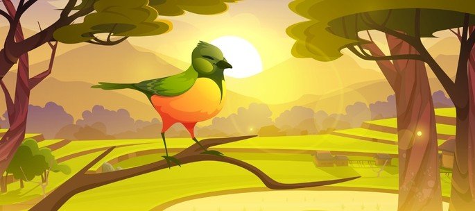 dibujo de pájaro