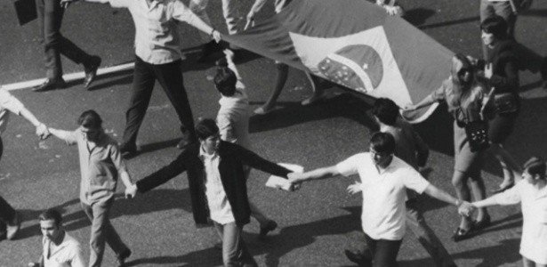 El movimiento estudiantil en la Marcha de las Cien Millas, 1968.