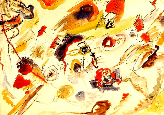 Primera acuarela abstracta (1910)