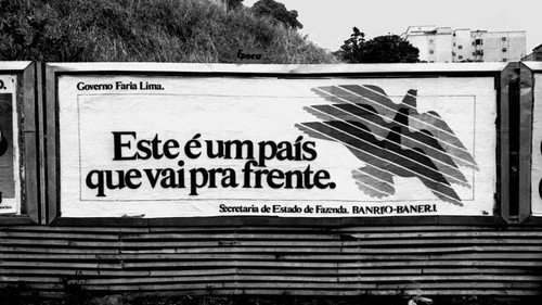 Propaganda del régimen militar.