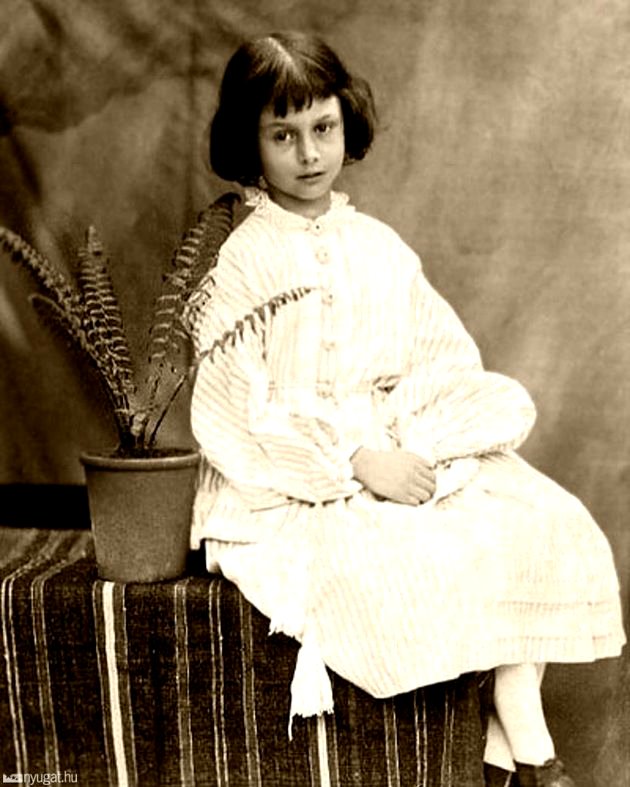 Retrato de Alice Liddell tomado por Dodgson en 1803.