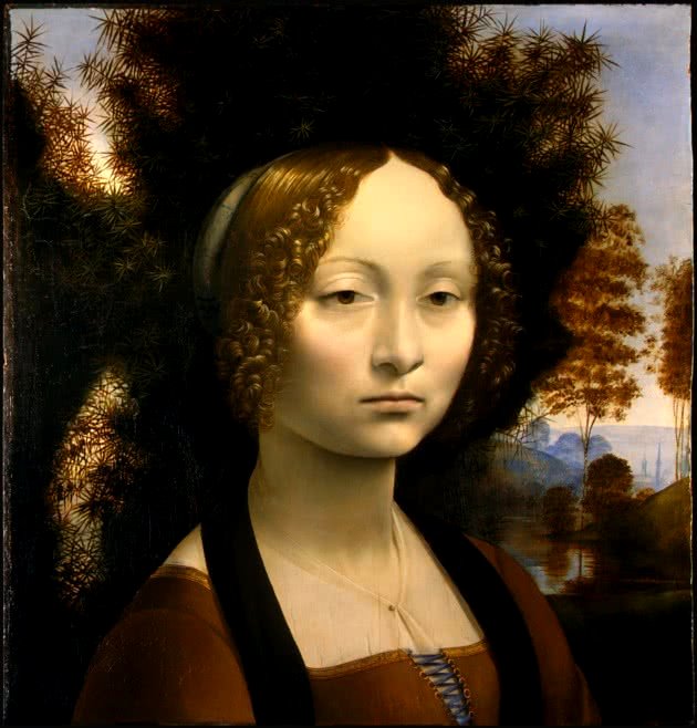 Retrato libre de Ginevra de Benci,