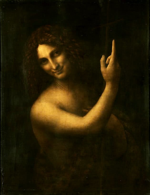 San Juan Bautista - 69 cm x 57 cm - Louvre, París