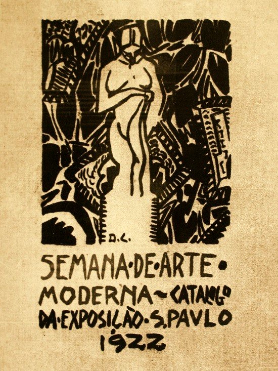 La portada del catálogo de la exposición de Di Cavalcanti